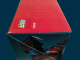 a box with a lego batman figure inside of it