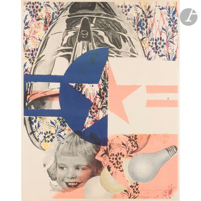 an image of a collage of a woman with a bird on her head