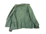 an image of a green jacket on a white background