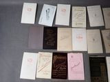 a lot of old books that are on the table
