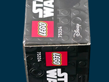 a box of lego star wars toys sitting on a table