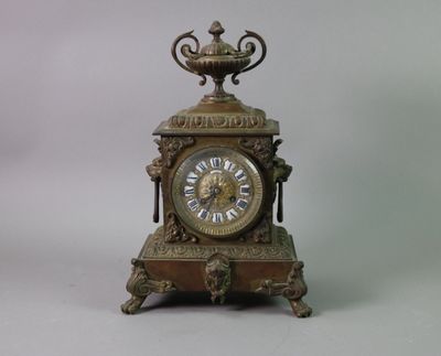 a clock that is sitting on top of a table