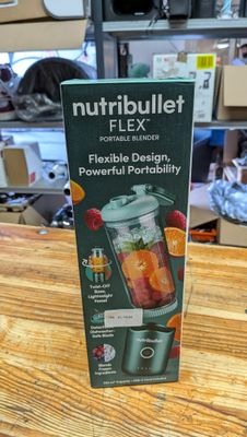 a box of nutribullet flexx on a table