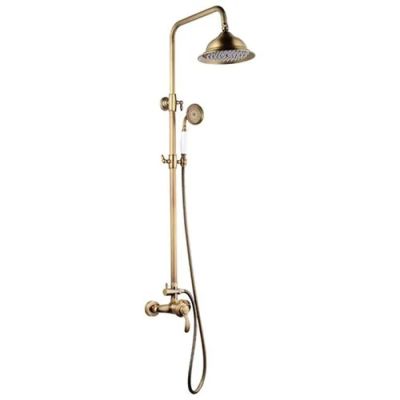 Robinet de douche Thermostar avec pommeau de douche et douchette à main
