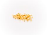 gold nuggies on a white background