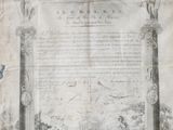 an old document with a picture of a man and a woman