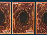 three cards with a picture of a black hole in the middle of them