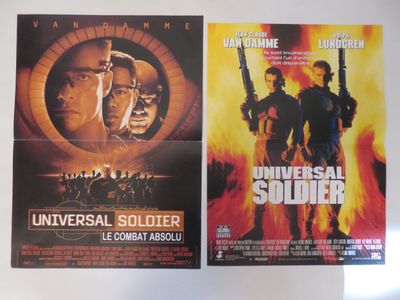 "JEAN-CLAUDE VANDAMME": 2 Films / 2 Affichettes 0,40x0,60 : …