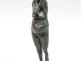 bronze statue of a woman holding a baby in her arms