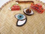 a tray that has some kind of items on it