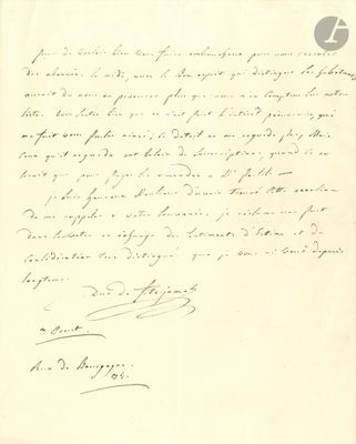 une vieille lettre manuscrite, écrite à l'encre noire