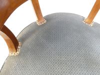 Fauteuil gondole de bureau en acajou à enroulements, pieds s… (photo 5)