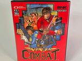 the box for the game combat is shown on a white surface