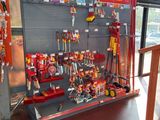 many tools on display in the store for sale