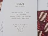 a close up of a menu card on a table