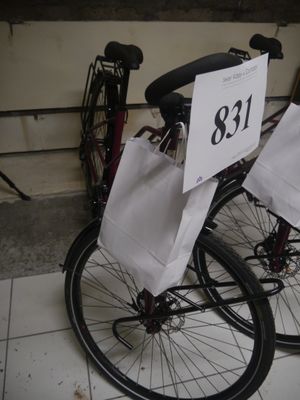 deux vélos équipés de sacoches à l'arrière