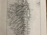 an old map of the island of guernsey in the middle of the 19th century
