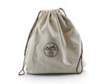 drawstring bag with a picture of a horse on the front