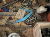 a picture of a workbench with a lot of tools on it