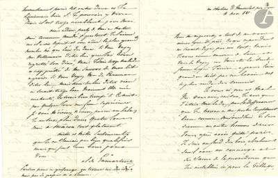 a handwritten letter written in black ink on a piece of paper