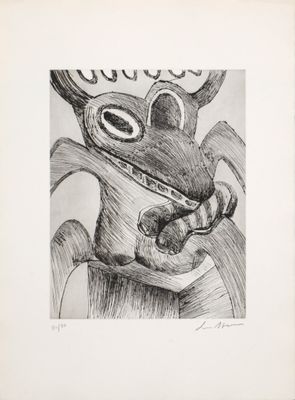 une image représentant un dessin d'un personnage de dessin animé tenant une souris