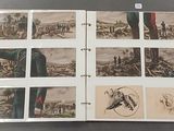 un livre ouvert avec des images de personnes et d'animaux