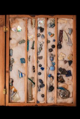 Collection DE Sectilia Romains EN Verre Polychrome