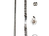 a picture of a watch and other items on a white background