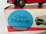 a toy car that is sitting on top of a box