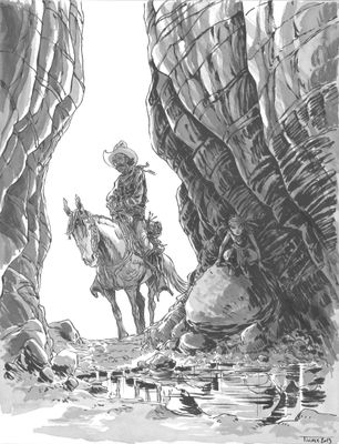 TIBURCE né en 1967. Ghost kid. Illustration publiée dans le …