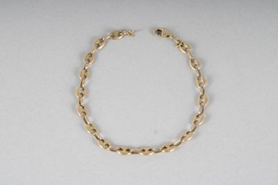bracelet en or 18 carats, l. 18 cm, poids 7.2 g env. - Photo 1