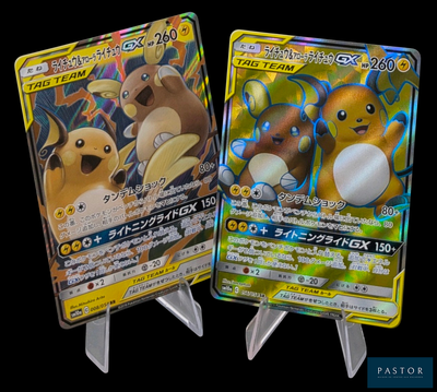 deux cartes Pokémon présentant des illustrations différentes