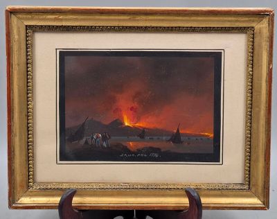 une image représentant un tableau illustrant un feu dans le ciel