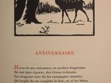 a picture of a book with a picture of a deer in it