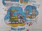 poster for walt disney ' s movie, the adventures of coconiee