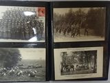 three old black and white photographs of men in military uniforms