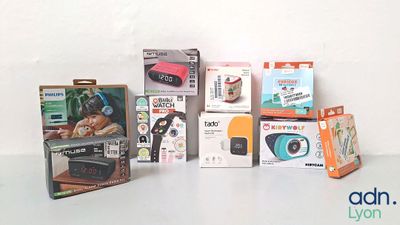 many different types of electronic devices on the table
