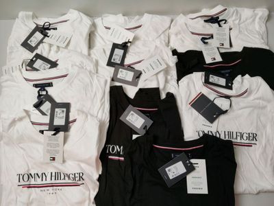 Lot de 12 tee-shirts TOMMY HILFIGER de diverses tailles - NE… - Photo 1