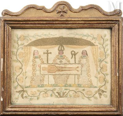 an old picture of a picture frame with a picture of a woman in a bathtub