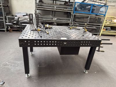 a table that has a bunch of tools on it