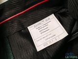 an image of a label on a black jacket