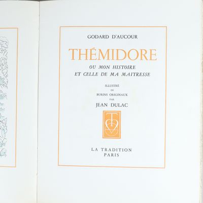 an open book with a picture of a man and a woman on it