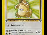 une carte Pokémon sur laquelle figure l'image d'un personnage Pokémon