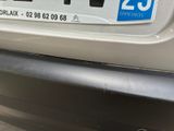 a close up of a number plate on a car