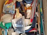 a box full of assorted items that are in it