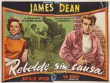 une vieille affiche de cinéma représentant un homme et une femme debout l'un à côté de l'autre