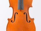 an old violin on a white background with a white background