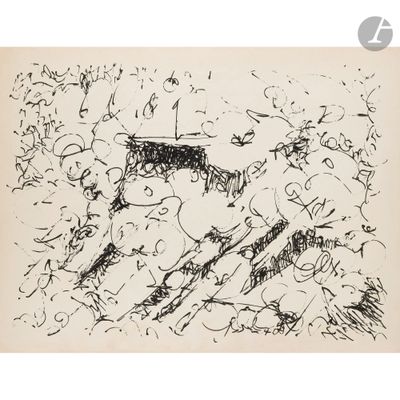 une image représentant un dessin d'un groupe de personnes à skis