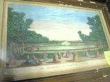 une image d'un tableau sur une étagère dans une pièce