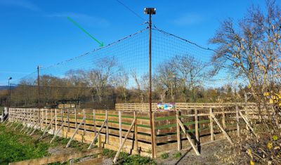 Filets pour entourer terrain de foot : 3 m de hauteur, 2×12 … - Photo 1